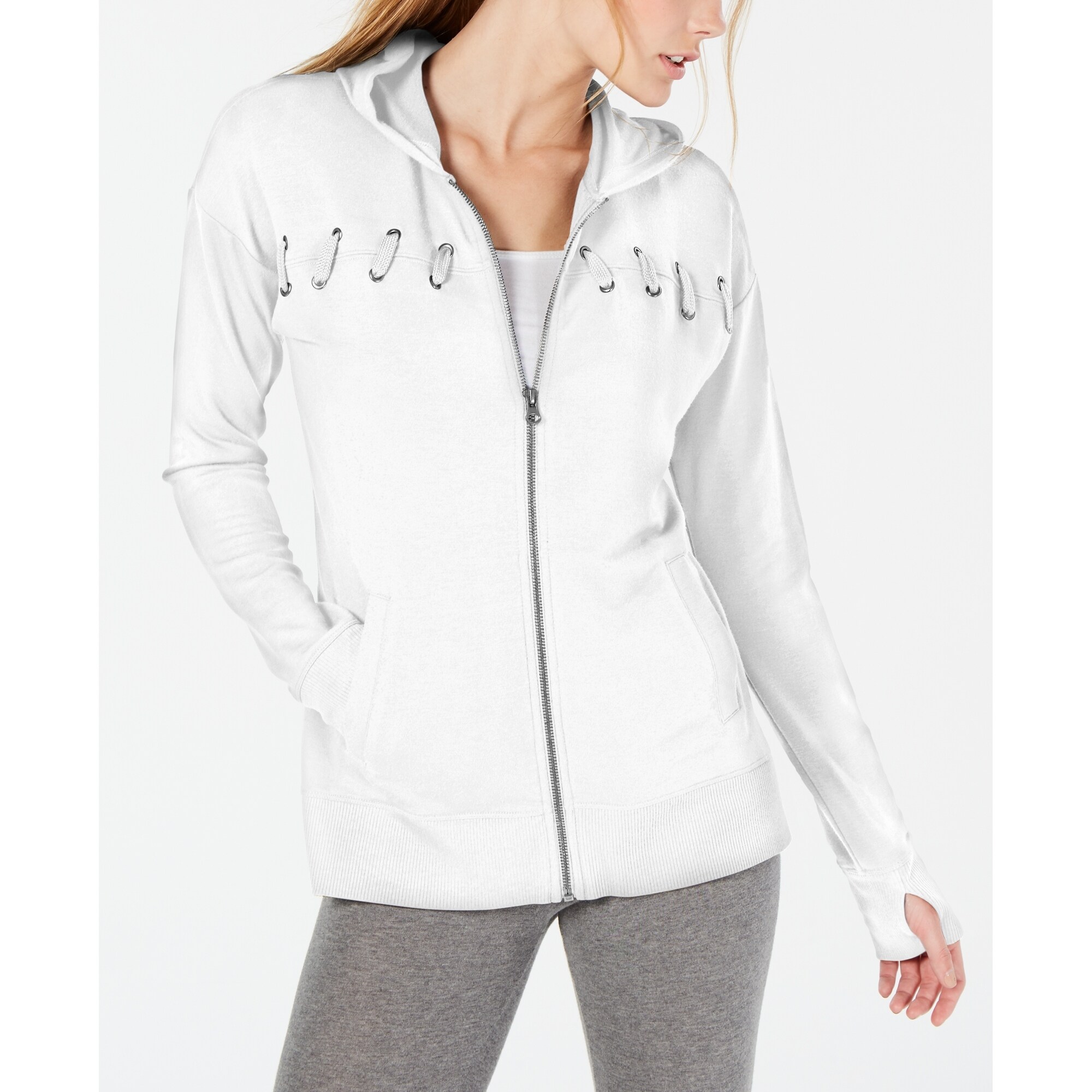 womens black hoodie with thumb holes