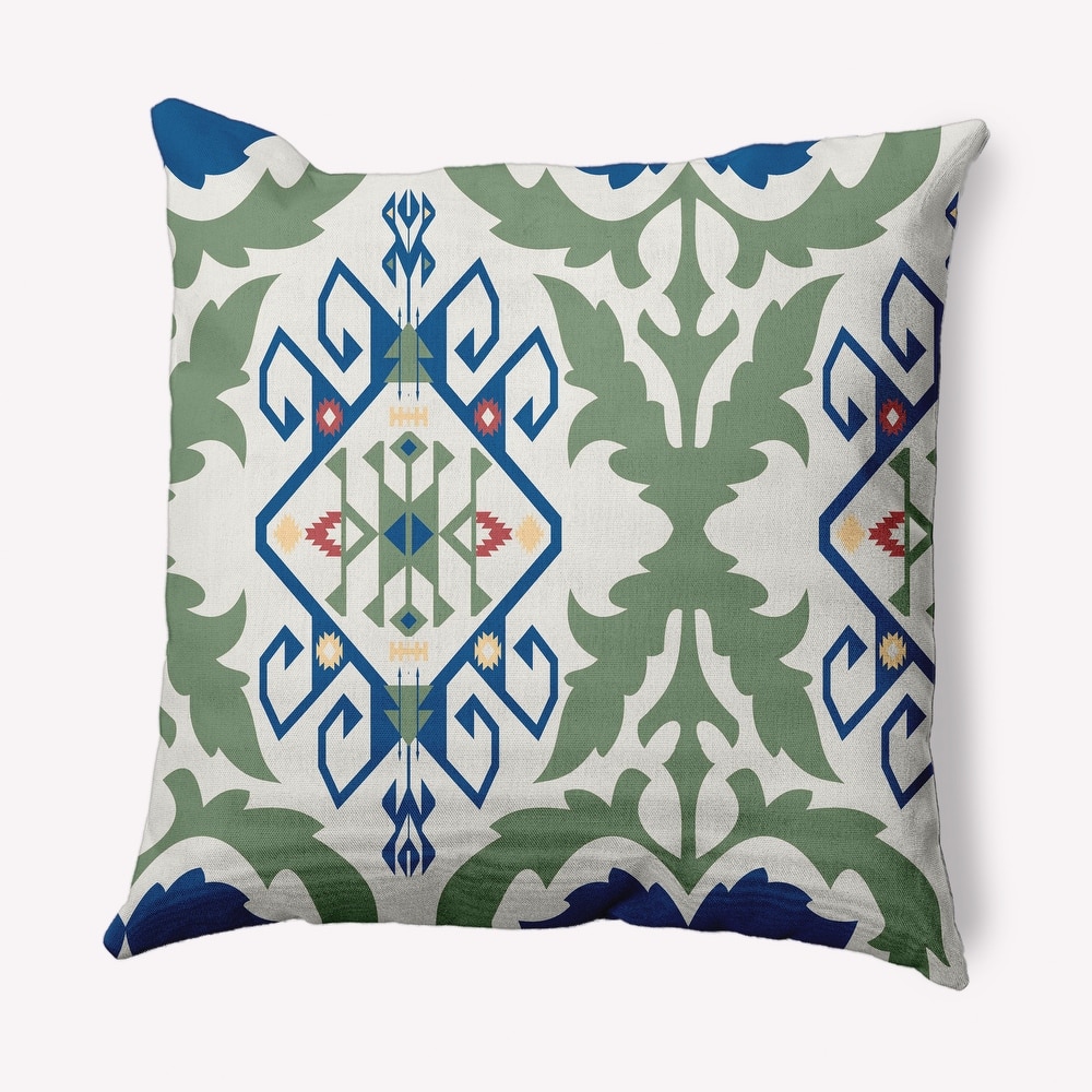 Bombay Medallion Indoor/Outdoor Throw Pillow
