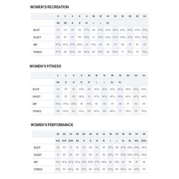 speedo sizes