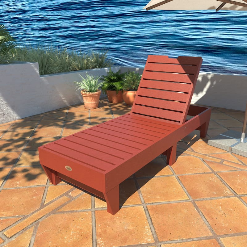 Highwood Professional Commercial Grade Pinehurst Chaise Lounge