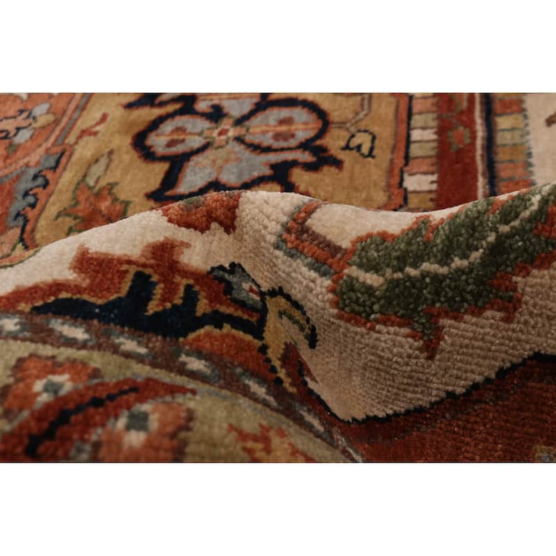 ECARPETGALLERY Hand-knotted Jules Sultane Ivory Wool Rug - 9'7 x 13'6