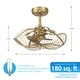 preview thumbnail 23 of 26, Auri™ 22 inch Ceiling Fan with Remote Control and Dimmable Lights
