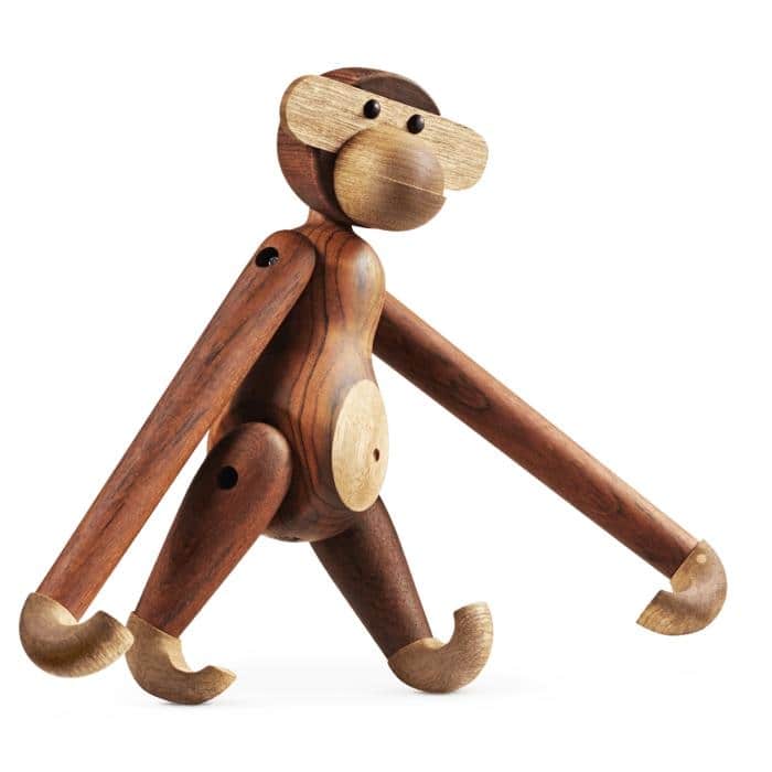 Kay Bojesen Monkey, Teak/Limba, Medium - H: 11"