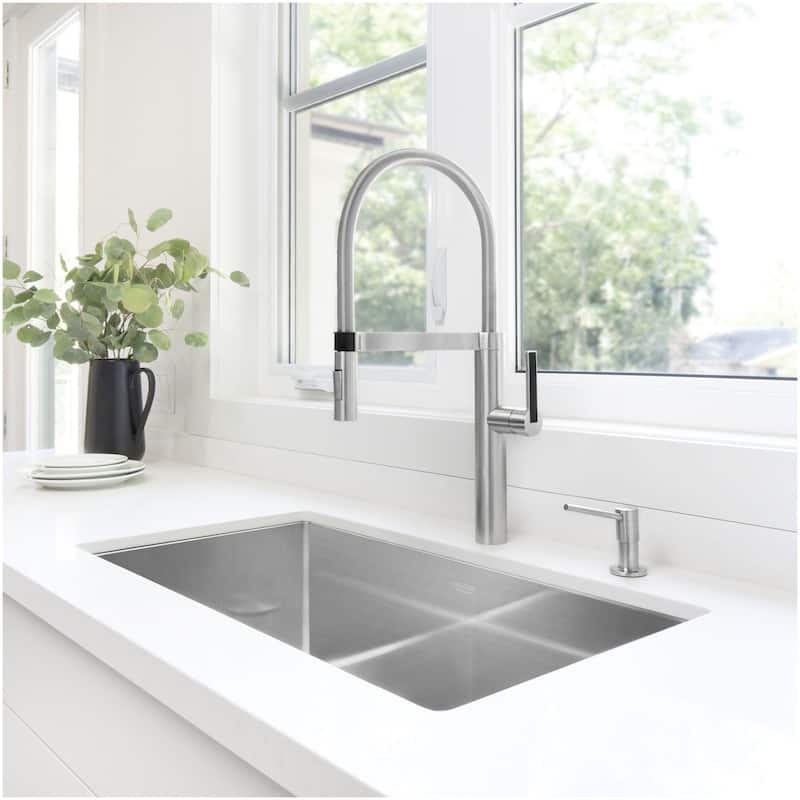 Blanco Precision Single Basin Stainless Steel Kitchen Sink 32" x 18"