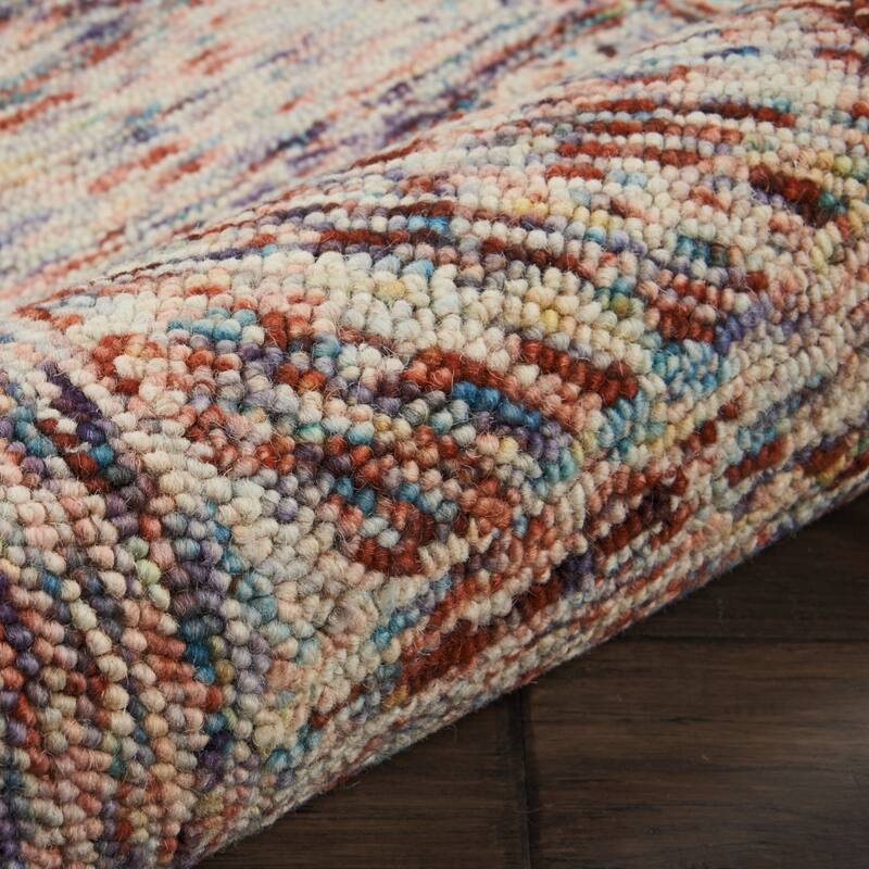 Cikoy Power Loomed Geometric Modern Soft Area Rug By HomeRoots - 69' X '45' X '0.5