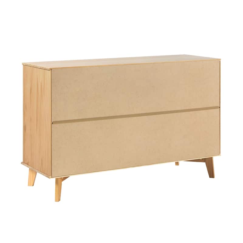 Middlebrook Gammelstaden Mid-Century Solid Wood 6-Drawer Dresser