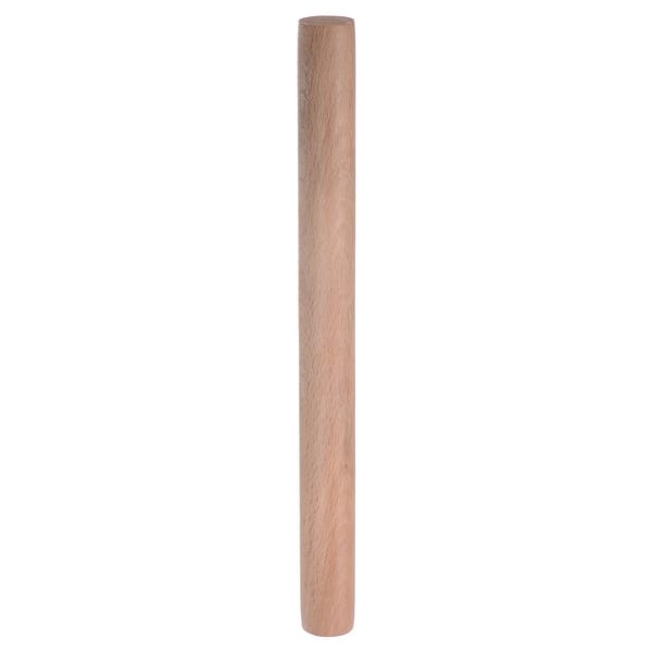 slide 2 of 10, Rolling Pin Cylindrical Smooth Non-Stick Beech Wood Kitchen Roller