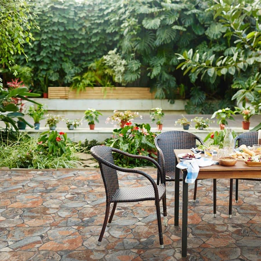 Merola Tile Canet Oxido 17" x 17" Porcelain Floor and Wall Tile