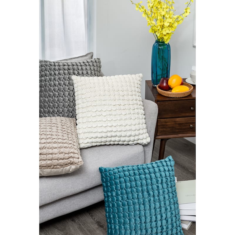 Thalasa Velvet Ruched Pillow
