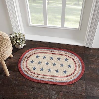 Celebration Jute Rug Oval w/ Pad 24x36 - 3'6"