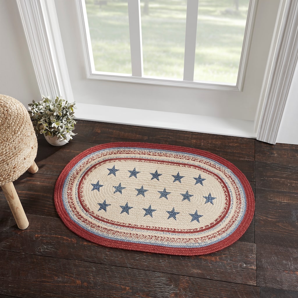 Celebration Jute Rug Oval w/ Pad 24x36 - 3'6"