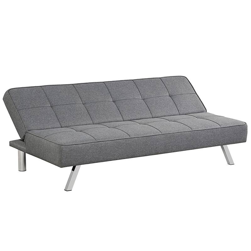 Costway Convertible Futon Sofa Bed Adjustable Sleeper with Stainless - See Details