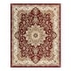 preview thumbnail 3 of 2, Gertmenian Majestic Silas RedTraditional Boarder Medallion Area Rug