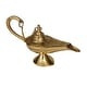 preview thumbnail 2 of 12, Gold Brass Eclectic Aladdin Lamp