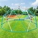 preview thumbnail 1 of 8, Climbing Dome with Climbing Cargo Net, 10 ft Dome Jungle Gym with Hammock for Kids Outdoor Playset Backyard - 10ftx10ft