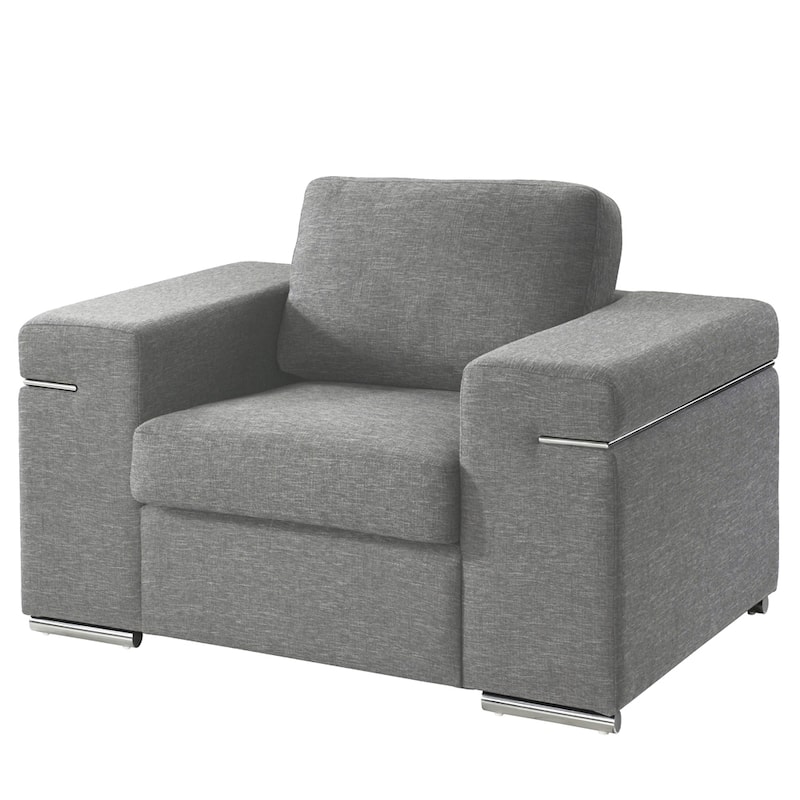 Woven Fabric Arm Chair