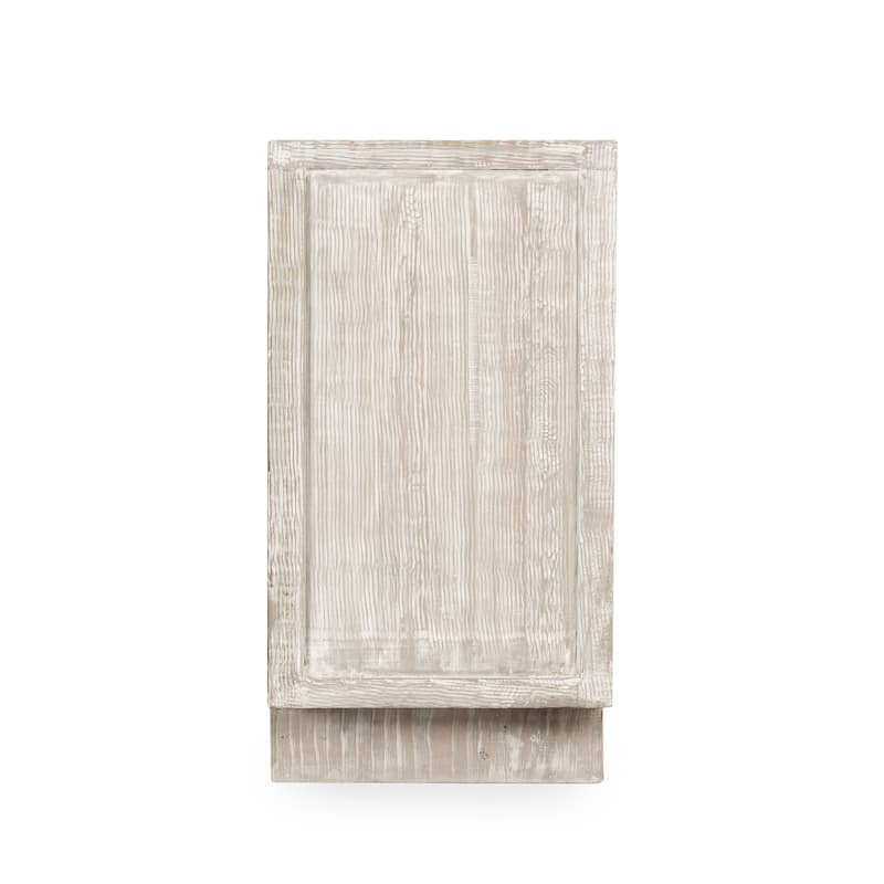 Classic Home Bast 4-Door Reclaimed Pine Wood Buffet Sideboard