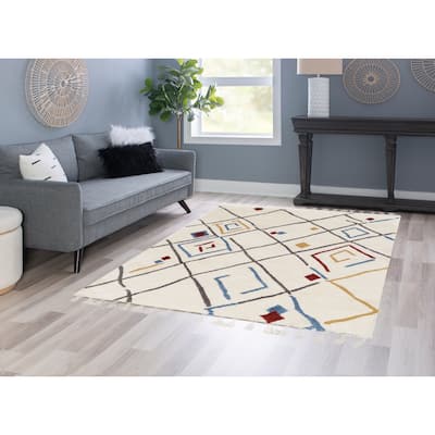 Bali Zap Ivory Multi Rug - 8' x10'