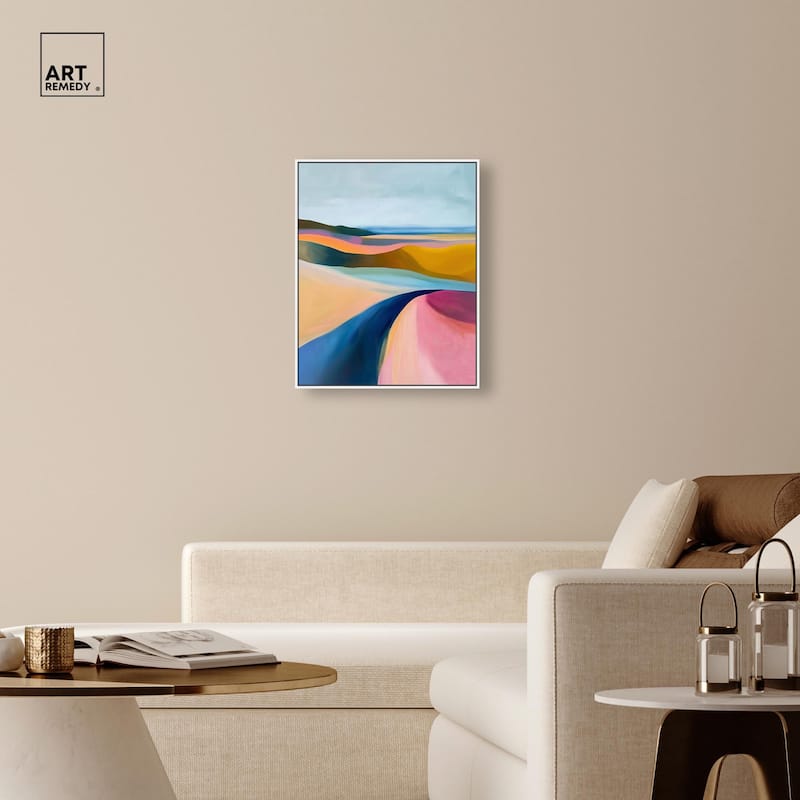 Colorful Dunes I Canvas by Art Remedy