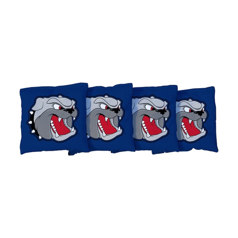 North Carolina Asheville Bulldogs Blue Cornhole Bags - All-Weather Resin Filled