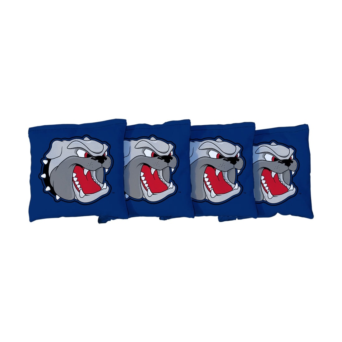North Carolina Asheville Bulldogs Blue Cornhole Bags