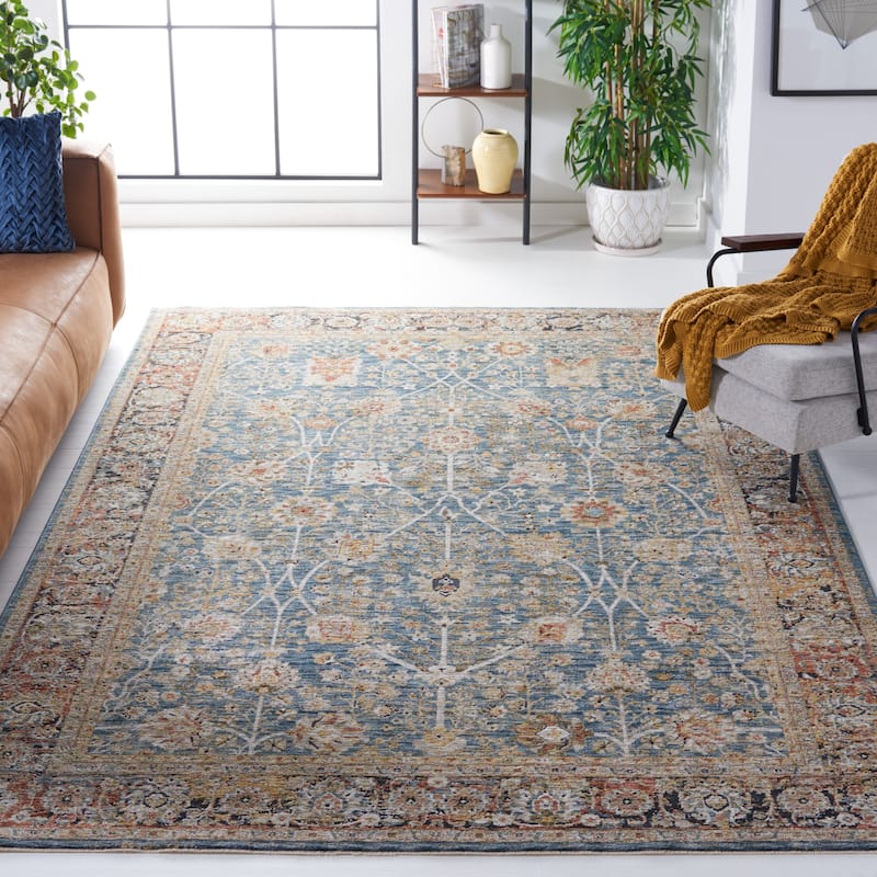 SAFAVIEH Silverado Viva Vintage Oriental Rug - 8' x 10' - Blue/Rust