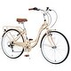 preview thumbnail 1 of 5, Ladys Bike, 7 Speed, Steel Frame, Multiple Colors White