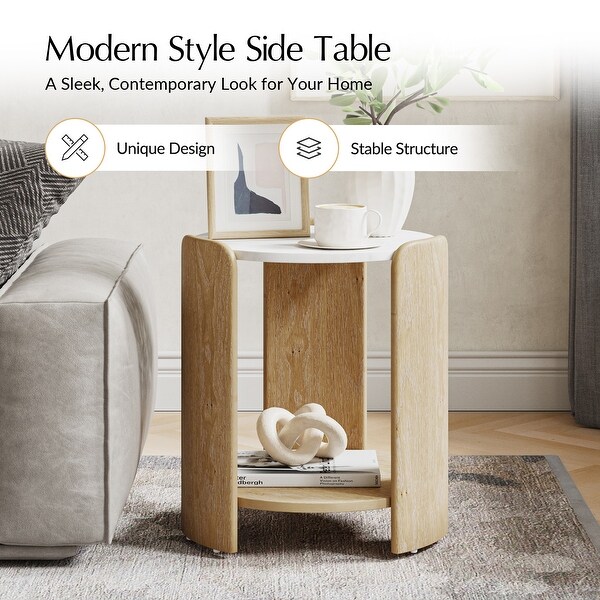 ［極上品］Interiors enea エネア ロータスツール　2脚セット11万 HULALA HOME Fermina Modern End Table - Bed Bath & Beyond - 43672760
