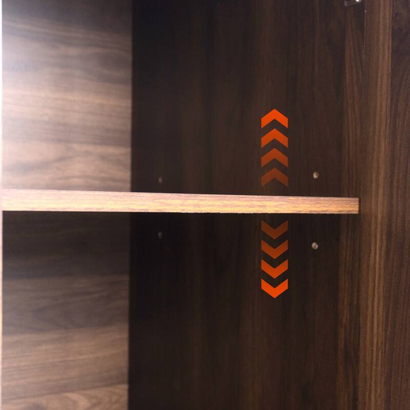 51.06'' Particle Board Kitchen Island with Drop Leaf, RollingWheels, Spice Rack, Towel Rack and Drawers