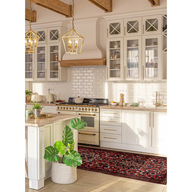 ECARPETGALLERY Hand-knotted Anadol Red Wool Rug - 2'11 x 9'10