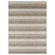 preview thumbnail 1 of 9, Nicole Miller New York Patio Country Charlotte Modern Stripe Indoor/Outdoor Area Rug 5'2"x7'2" - Taupe