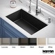 preview thumbnail 7 of 15, Karran Undermount Quartz Single-bowl Kitchen Sink
