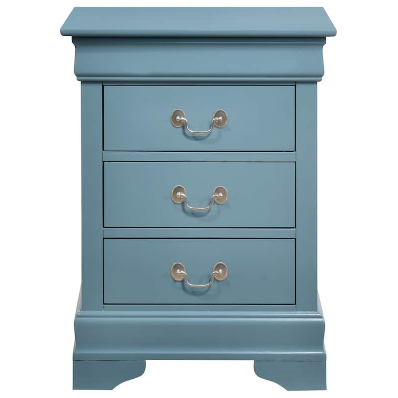Louis Phillipe 3-drawer Nightstand