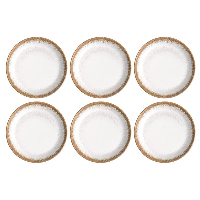 Abode Homewares by TarHong Carmel Reactive Salad Plate (MERGE) , 8.0", Set of 6