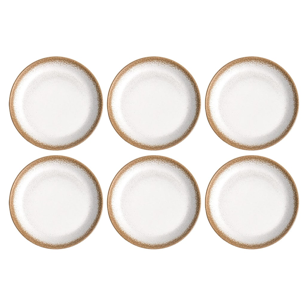 Abode Homewares by TarHong Carmel Reactive Salad Plate (MERGE) , 8.0", Set of 6