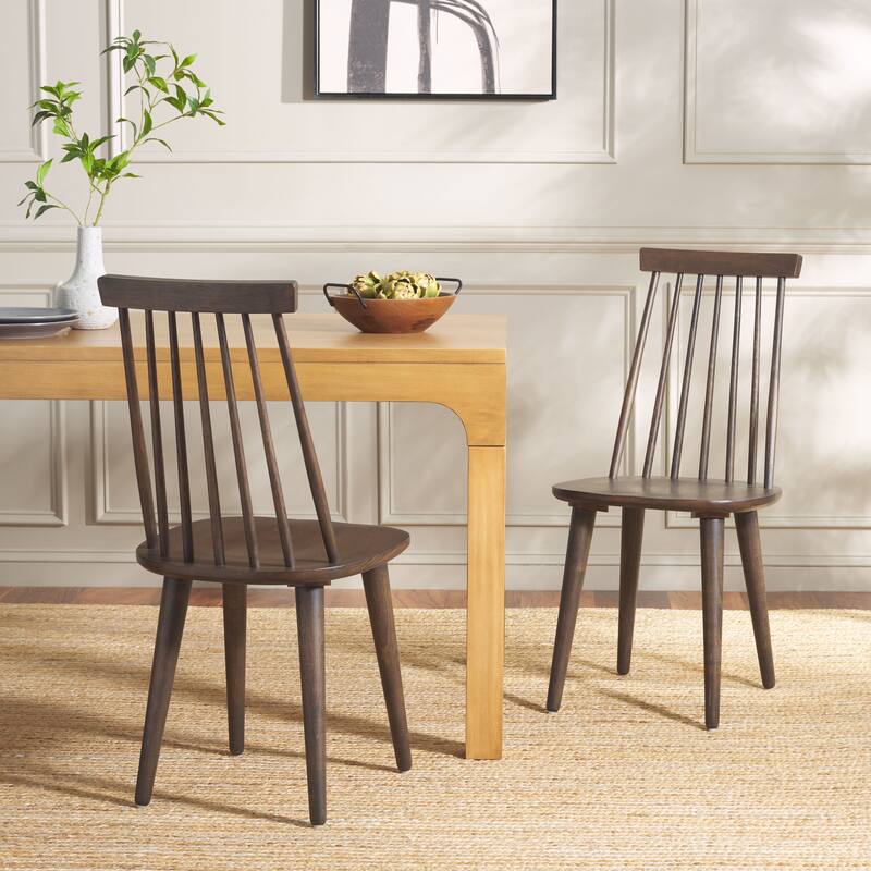 SAFAVIEH Home Burris 18-inch Side Chair [SET of 2] - 17"W x 21"D x 36"H