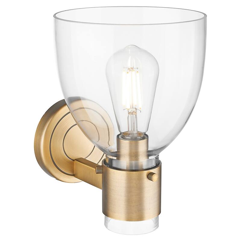 Innovations Lighting 464-1W-G464D-7CL Lawton Bell 9" Tall Bathroom