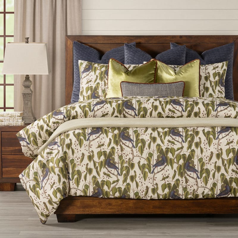 Smithsonian Bluebirds In Paradise Duvet Set