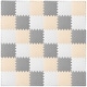 preview thumbnail 46 of 58, ProsourceFit Kids Solid Floor Play Mat 3/8-in 36 SQ FT - White/Grey/Beige