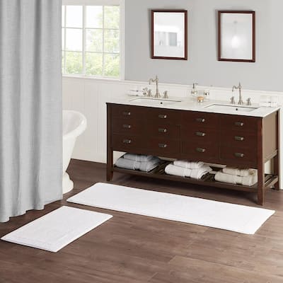 Cotton Tufted 3000 GSM Reversible Bath Rug