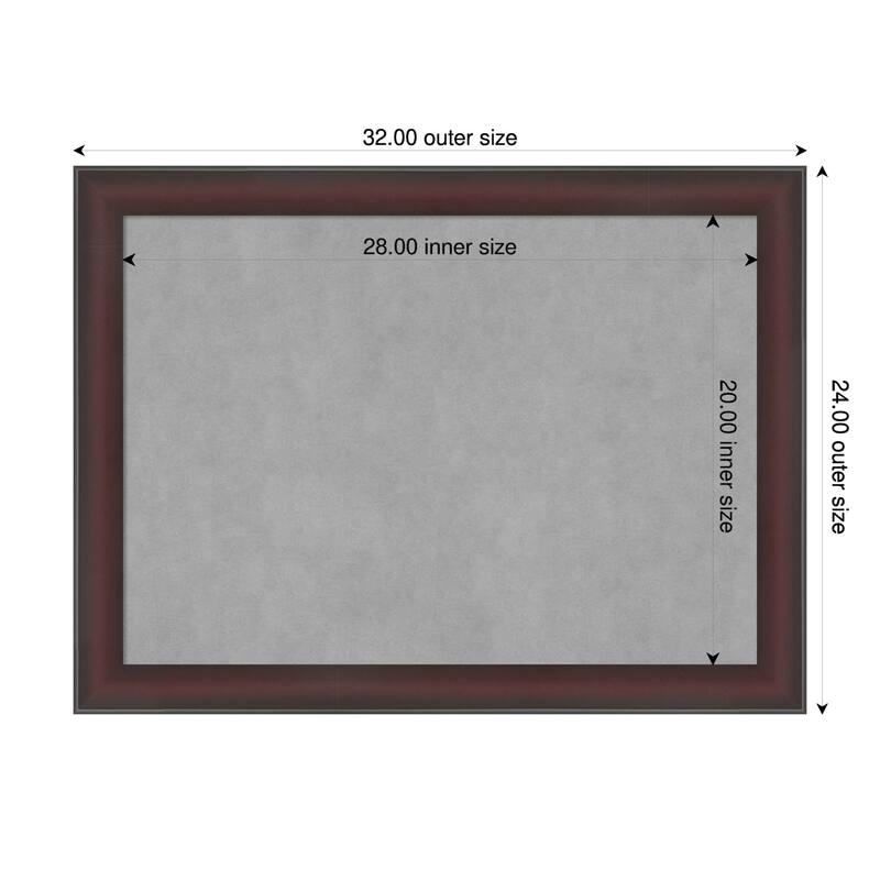 Amanti Art Grand Cherry Narrow Framed - 32 x 24 in - Grand Cherry Narrow