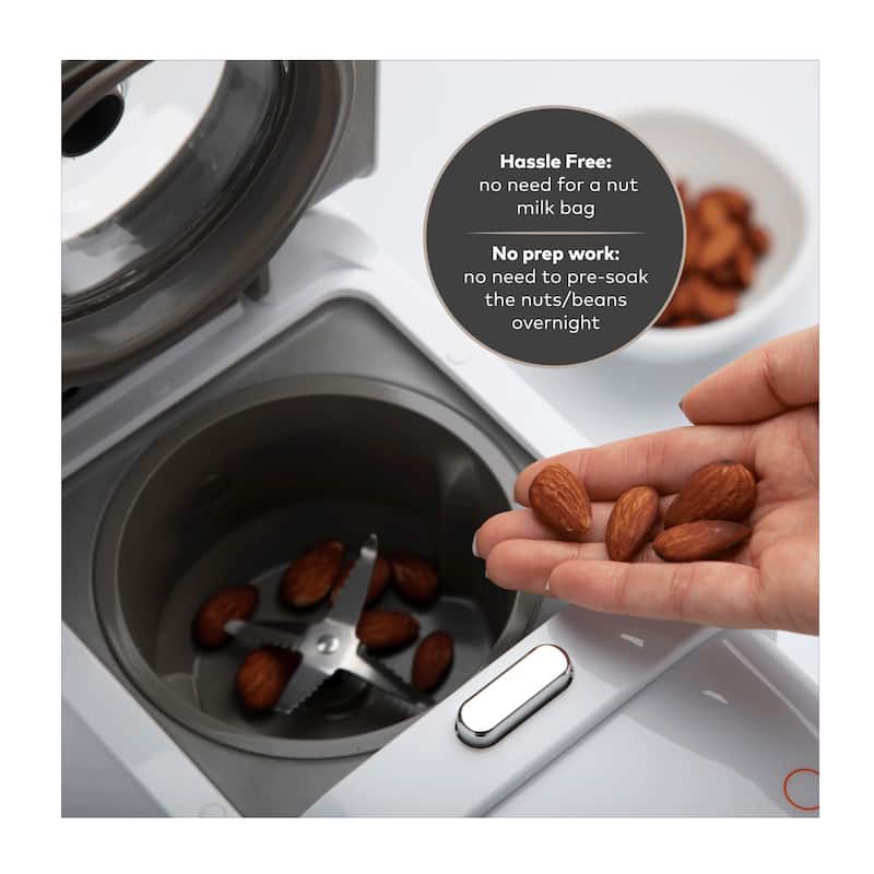 ChefWave Milkmade Non-Dairy Milk Maker w/ Hand Blender & Milk Frother