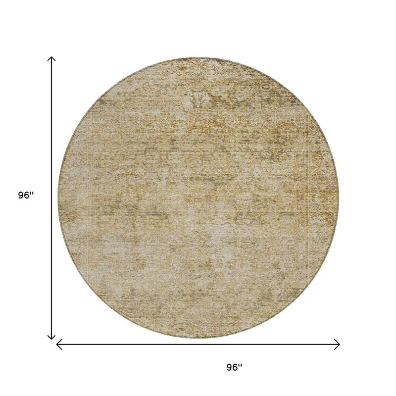 HomeRoots Abstract Traditional Rectangle Outdoor Rug