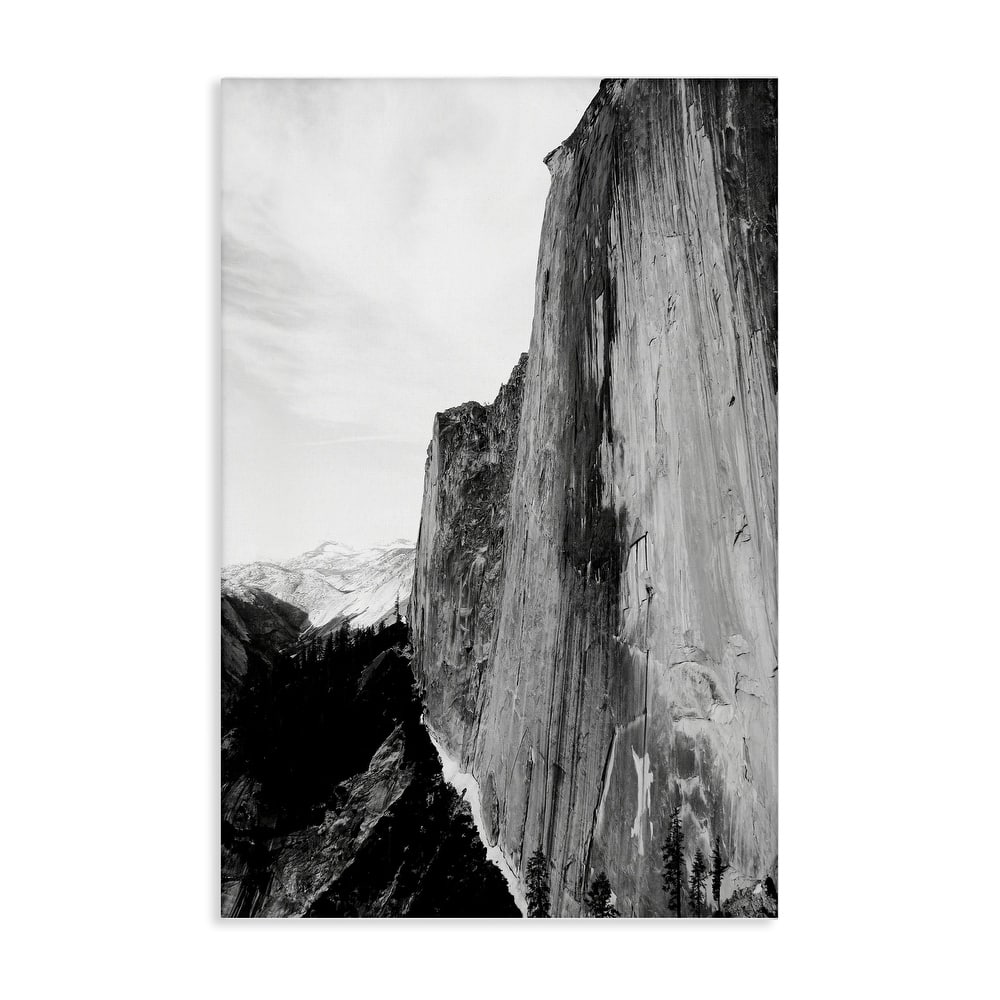 Stupell Tall Natural Cliff at Yosemite Canvas Wall Art Design By Gemma Bardot
