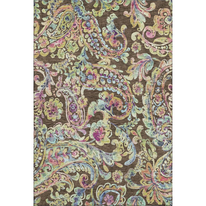Premium Washable Super Soft Paisley Mayfield Rug