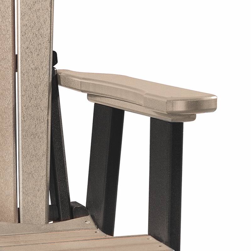OS Home and Office Model Fan Back Chair in Weatherwood with a black base