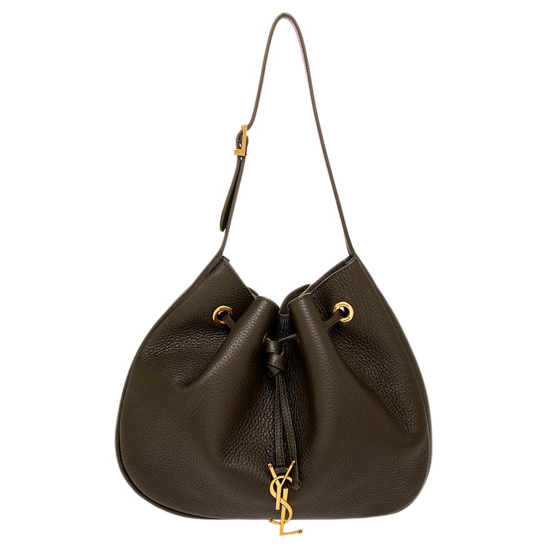 Saint Laurent Small Paris VII Shoulder Bag - Musk Brown
