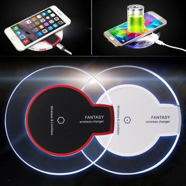 Shop Qi Wireless Charging Pad With Led Lights For Iphone 8 8