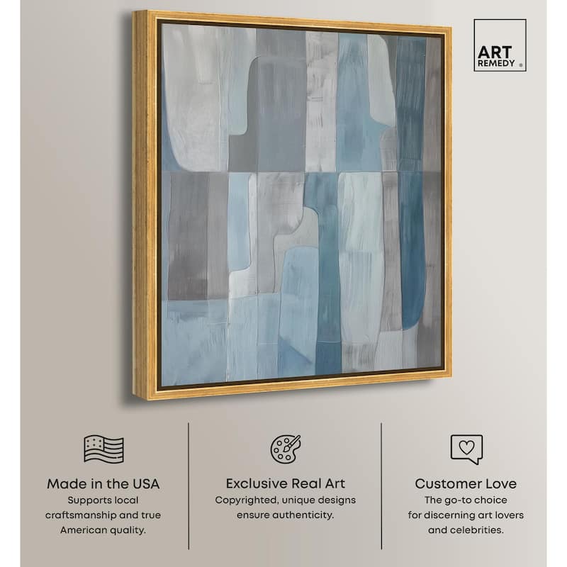 Tessellated Tones II Canvas by Art Remedy