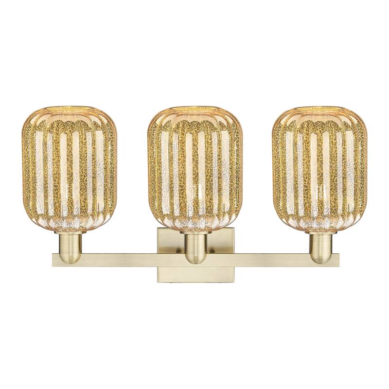 Innovations Lighting Downtown Urban - Preston - 3 Light 26" Jar Shade Bath Vanity Light